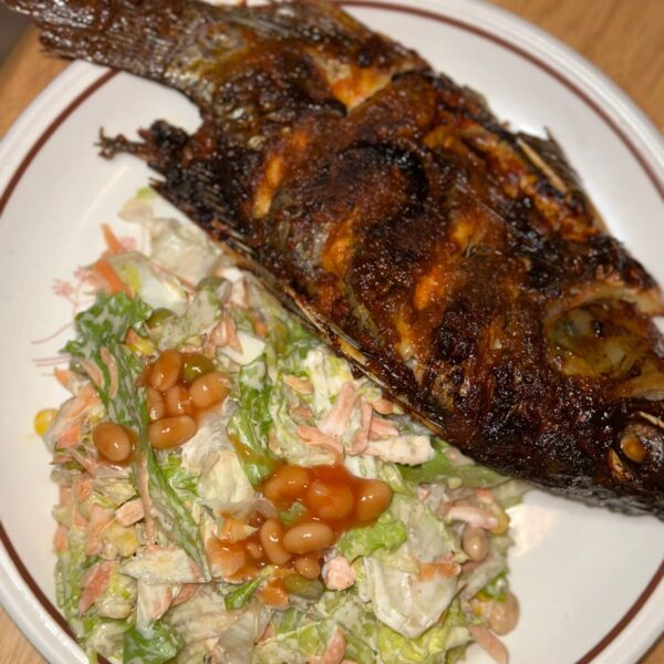 Fish and Chips with Coleslaw